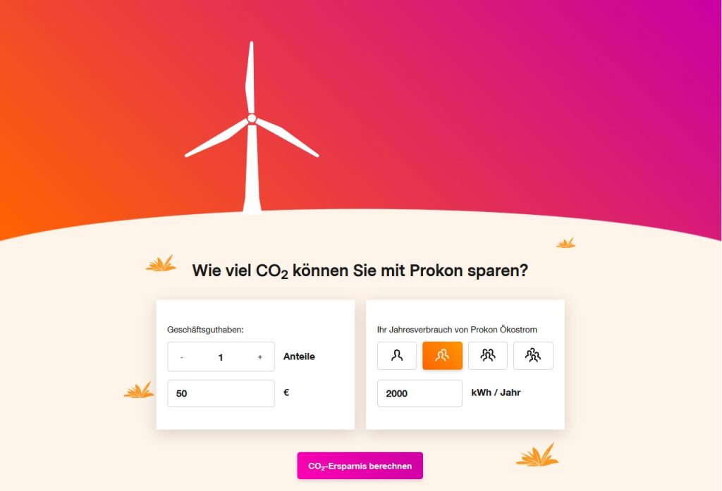 co2 spar rechner prokon