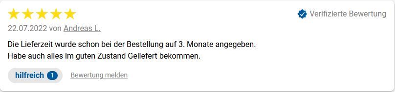Positive Bewertungen Greenakku 2
