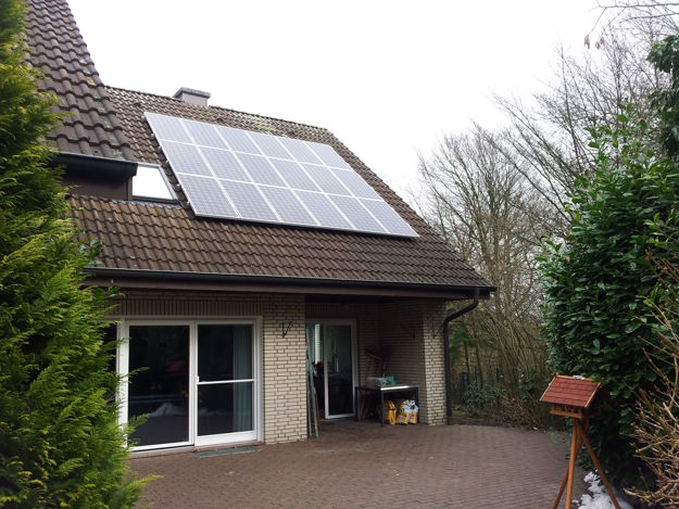 Solaranlage mit Aido Solar Modulen