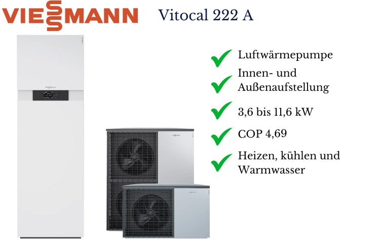 Viessmann Wärmepumpe Vitocal 222 A