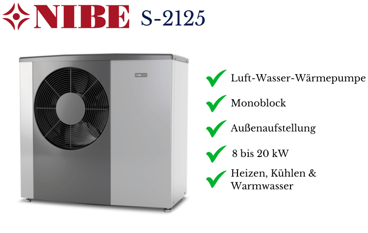 Luftwärmepumpe NIBE S-2125